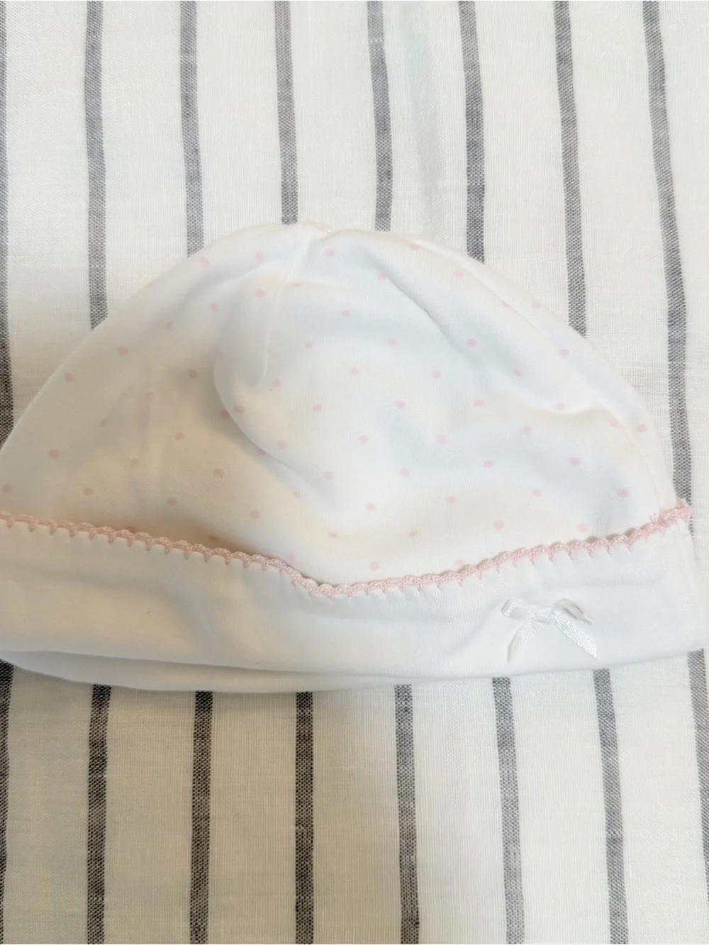 Little Me White Pajama Set with Pink Floral‎ Print